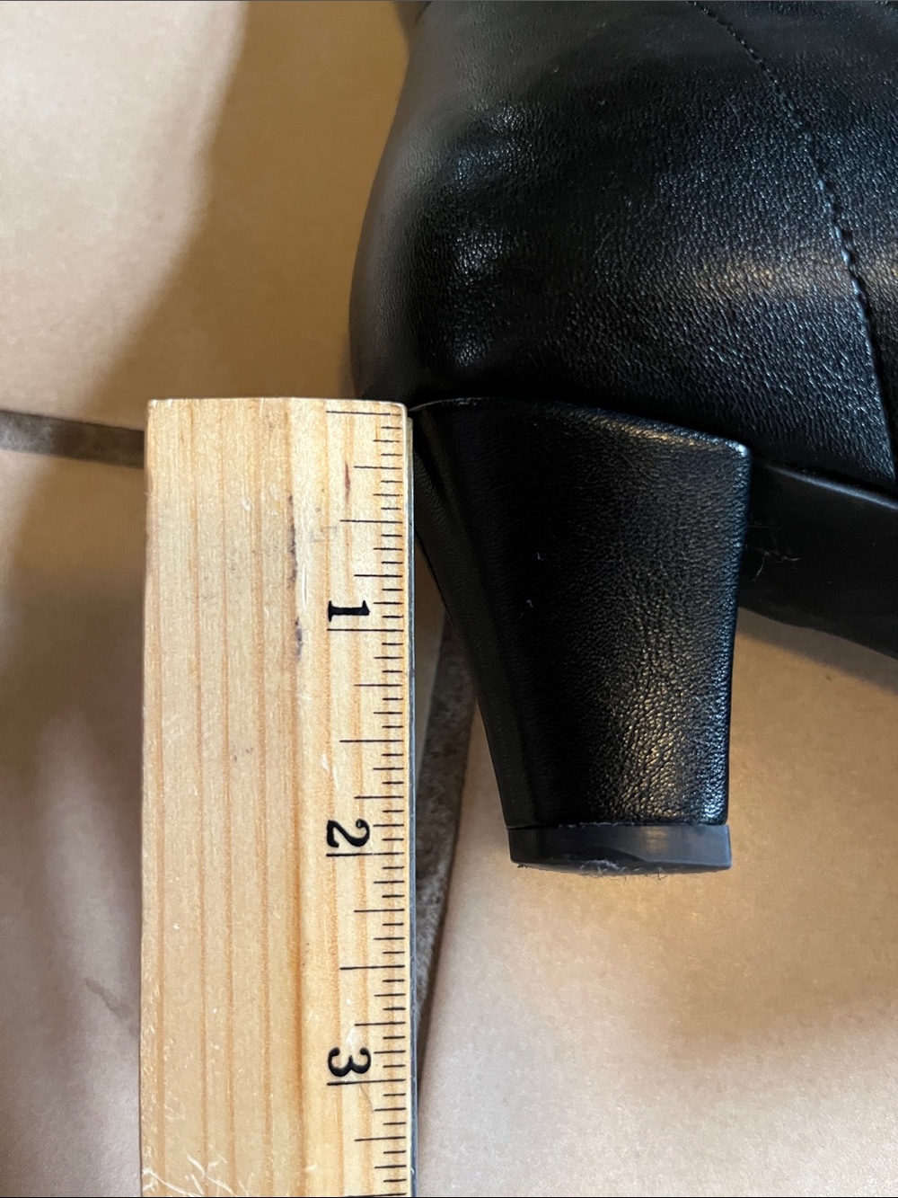 Women's Black Lace-Up Ankle Boots with Side Zip - Picture 6 of 7